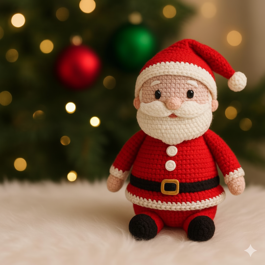 Amigurumi Santa and Mouse Christmas Crochet Patterns - Crochety