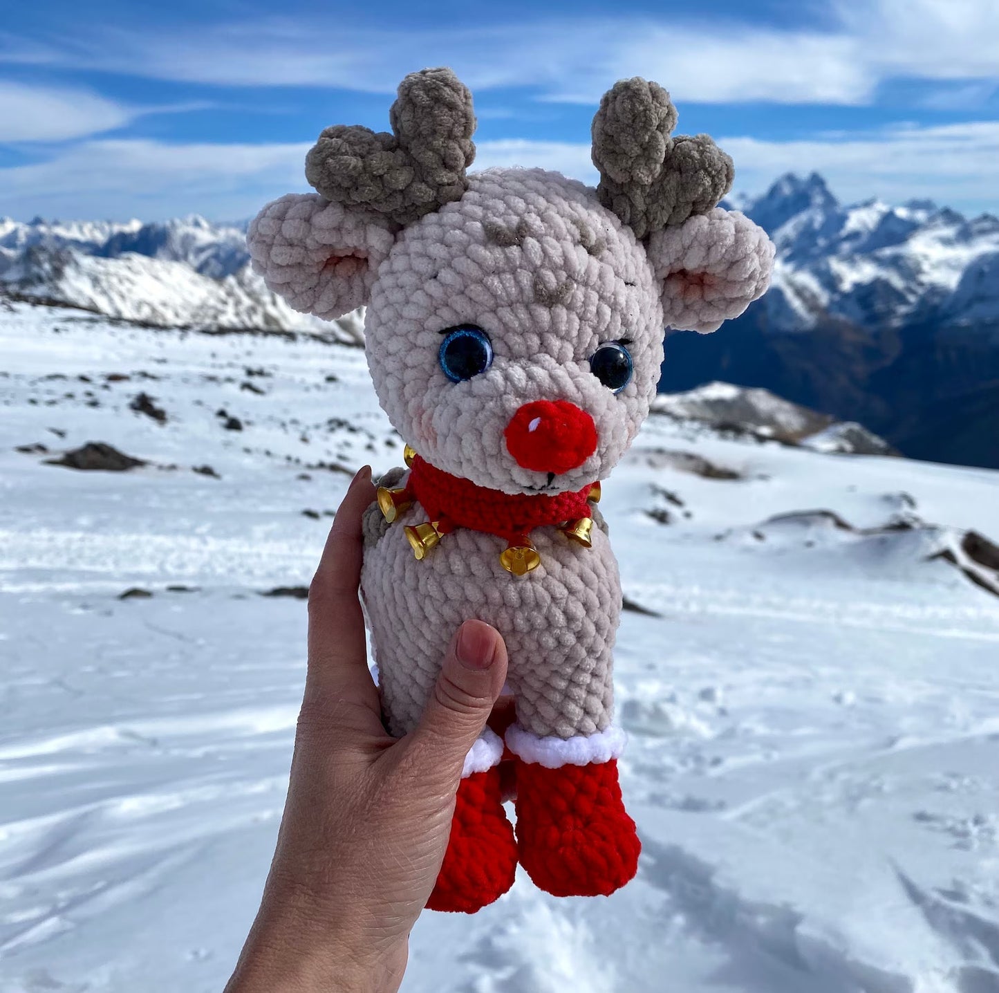 Amigurumi Rudolph The Red Nose Crochet Pattern - Crochety