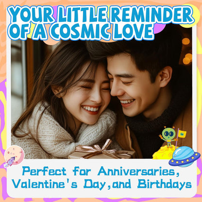 Gifts for Him Her Boyfriend Girlfriend Crochet Alien Valentine's Day Anniversary Birthday Funny Romantic