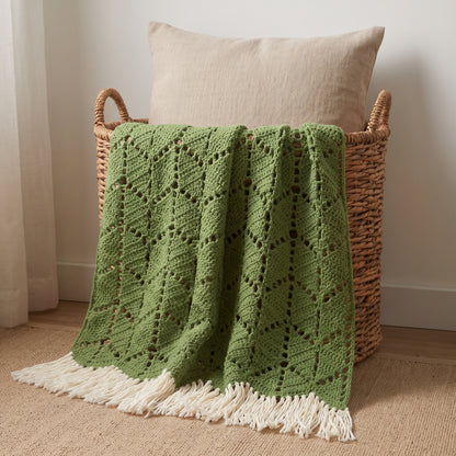 Ivy Chevron Crochet Blanket Pattern - Crochety Pattern