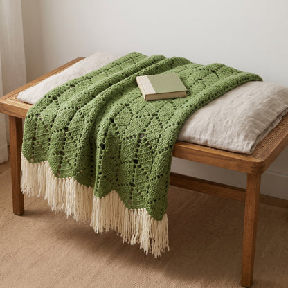 Ivy Chevron Crochet Blanket Pattern - Crochety Pattern
