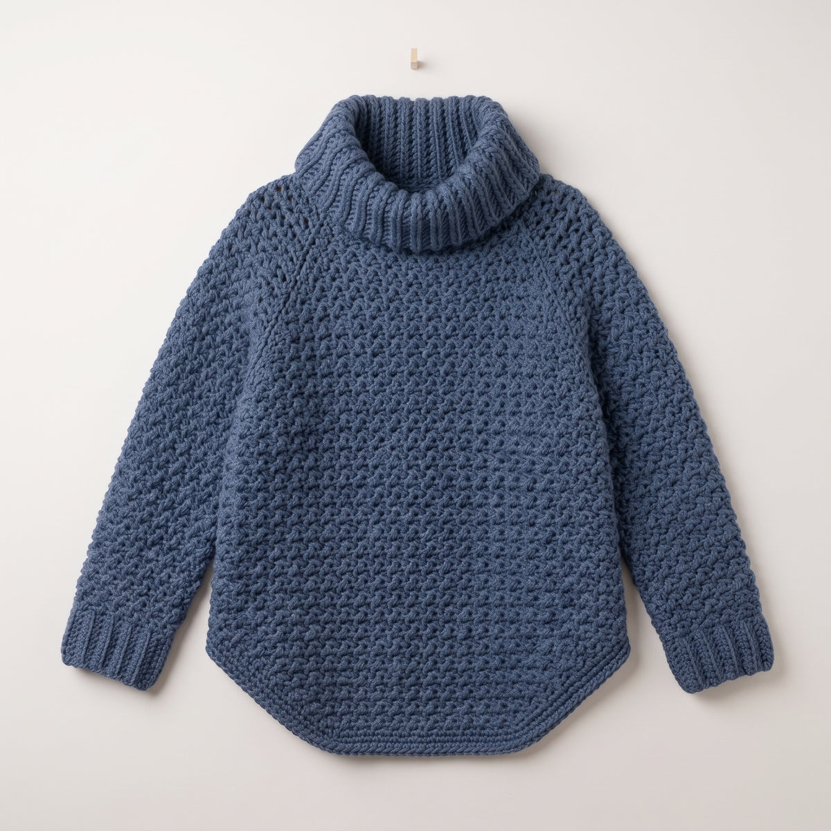 Crochet Cowl Pullover Pattern – Easy Raglan Sweater with Cowl Collar (PDF, Sizes XS–4XL) - Crochet Pattern.