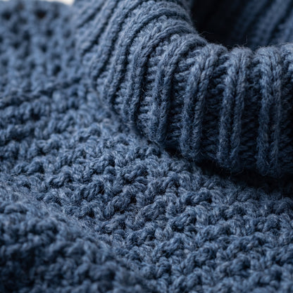 Crochet Cowl Pullover Pattern – Easy Raglan Sweater with Cowl Collar (PDF, Sizes XS–4XL) - Crochet Pattern.