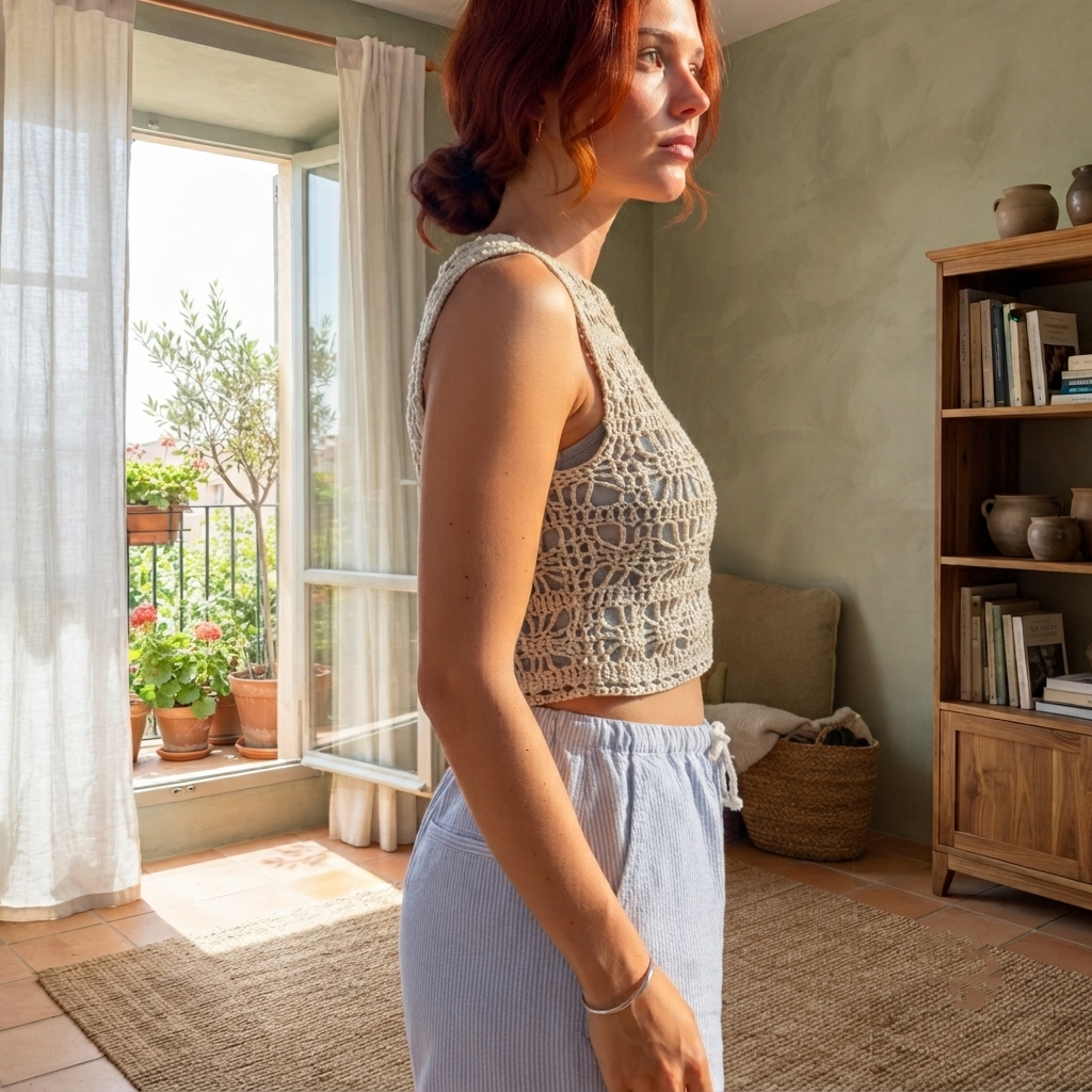 Summer Crochet Pattern Sunny Side UP Tank Easy Beginner Friendly - Crafts