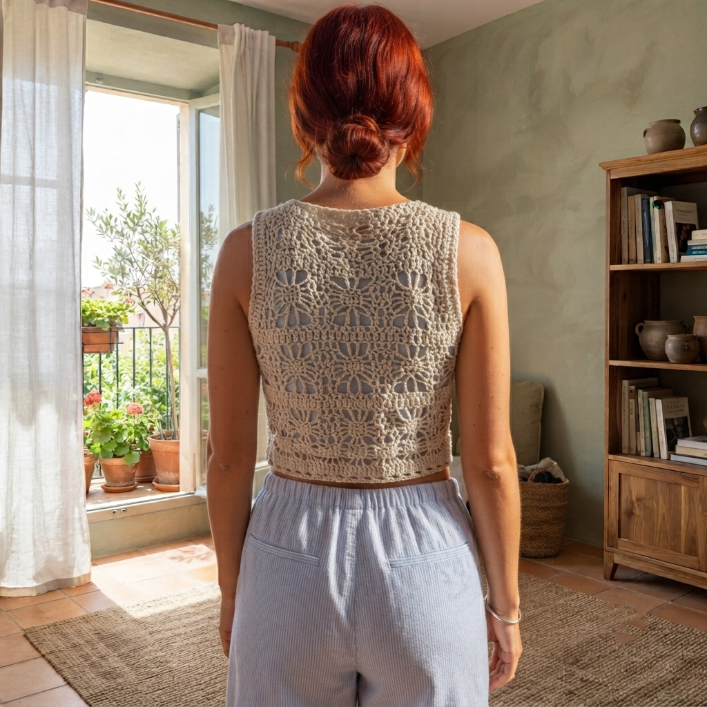 Summer Crochet Pattern Sunny Side UP Tank Easy Beginner Friendly - Crafts