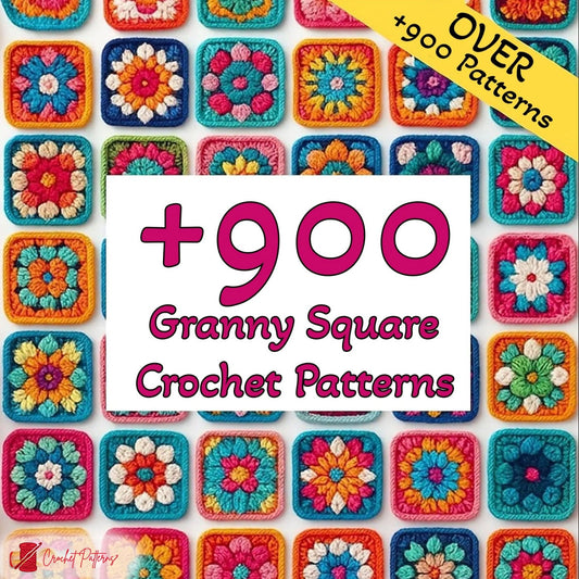 900+ Granny Square Crochet Patterns - Crochety