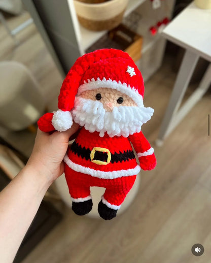 Santa Claus Amigurumi Pattern Crochet Christmas Magic - Crochety