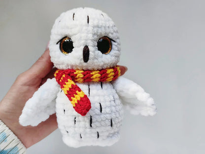 Owl Snowy Amigurumi CROCHET PATTERN - Crochety