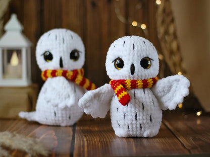 Owl Snowy Amigurumi CROCHET PATTERN - Crochety