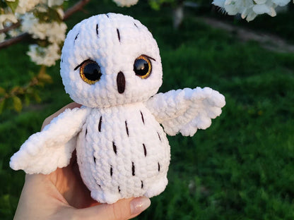 Owl Snowy Amigurumi CROCHET PATTERN - Crochety
