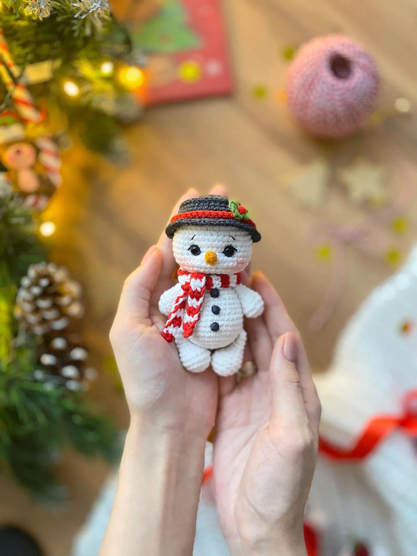 5 in 1 Set Crochet Pattern Toys Christmas Tree Decorations - Crochety