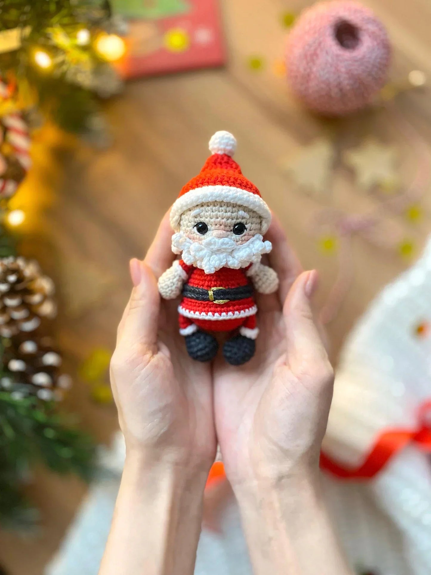 5 in 1 Set Crochet Pattern Toys Christmas Tree Decorations - Crochety