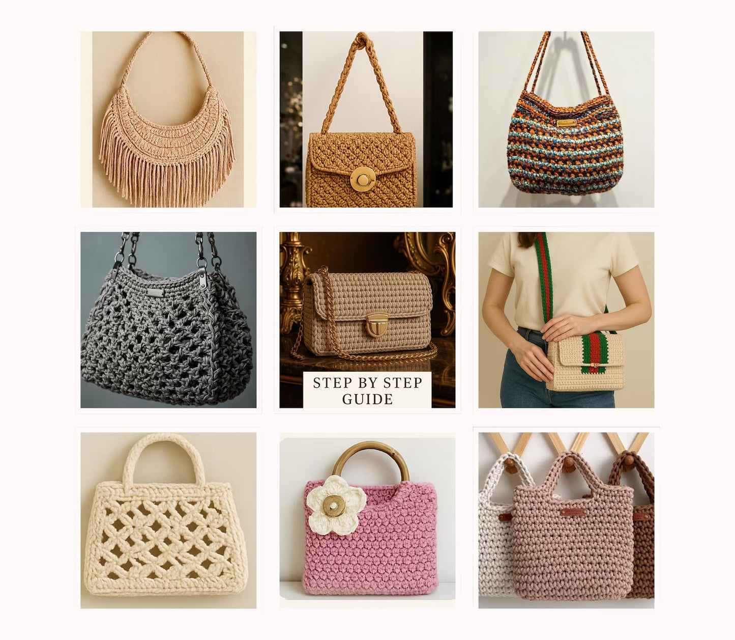 100 Luxury Crochet Handbag Patterns - Crochety