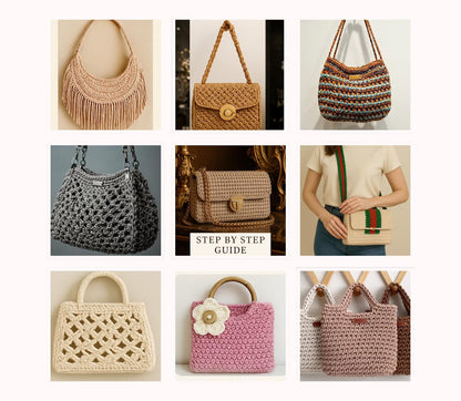 100 Luxury Crochet Handbag Patterns - Crochety