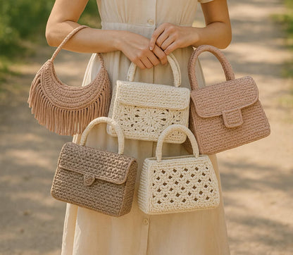 100 Luxury Crochet Handbag Patterns - Crochety
