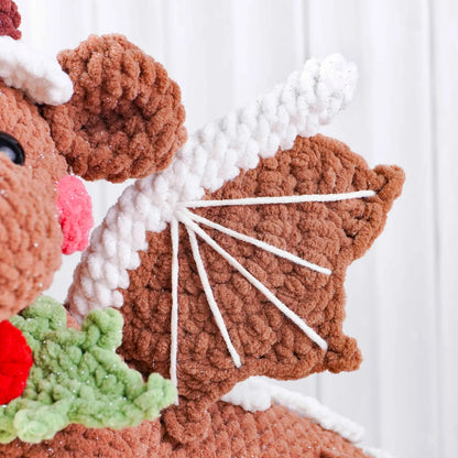 Christmas Amigurumi Gingerbread Dragon Crochet Pattern - Crochety