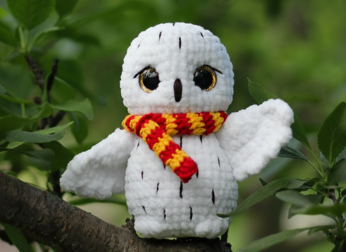 Owl Snowy Amigurumi CROCHET PATTERN - Crochety