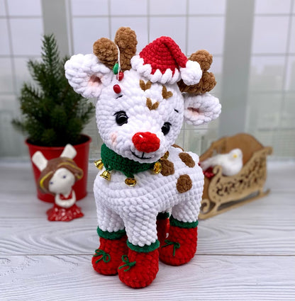 Amigurumi Rudolph The Red Nose Crochet Pattern - Crochety