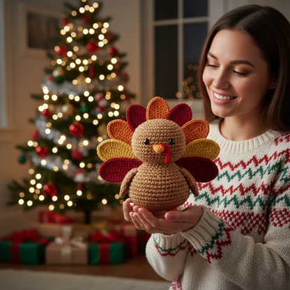 Amigurumi Turkey Crochet Pattern Beginner Friendly - Crochety
