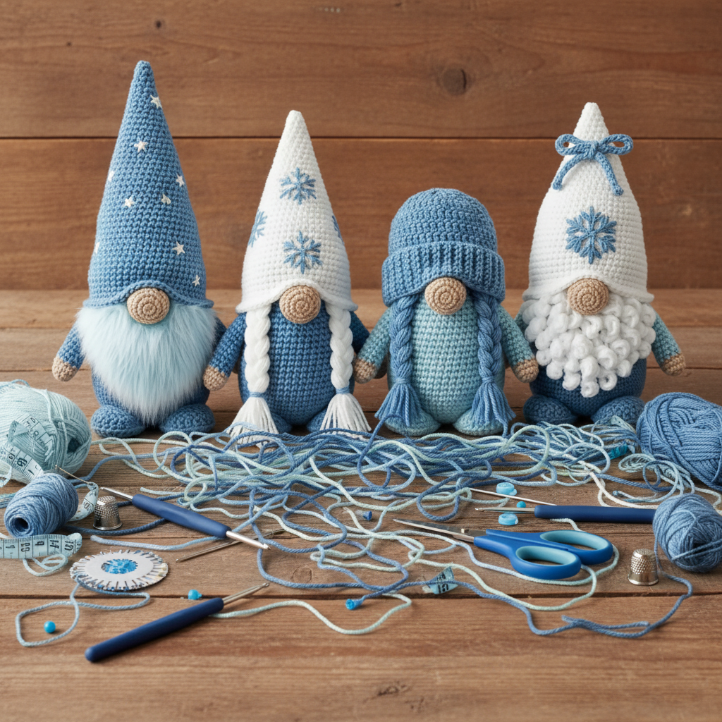 Gnome Amigurumi Crochet Pattern PDF Handmade - Crochety