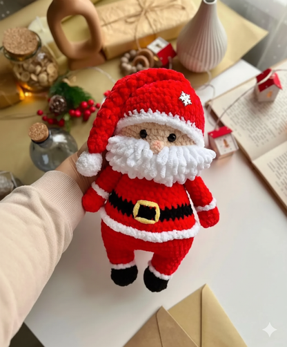 Santa Claus Amigurumi Pattern Crochet Christmas Magic - Crochety