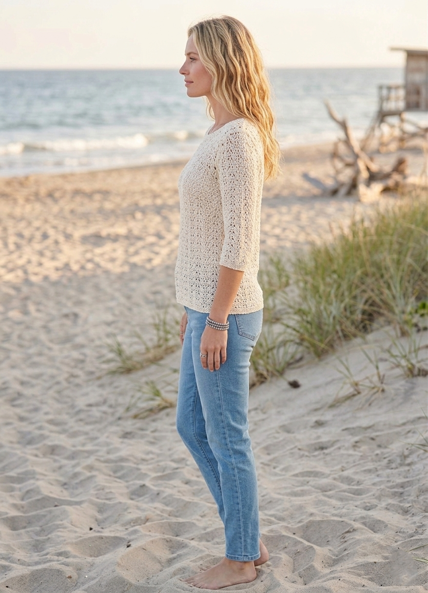 Crochet Summer Lace Sweater Pattern: Lightweight Cardigan PDF | Crochety