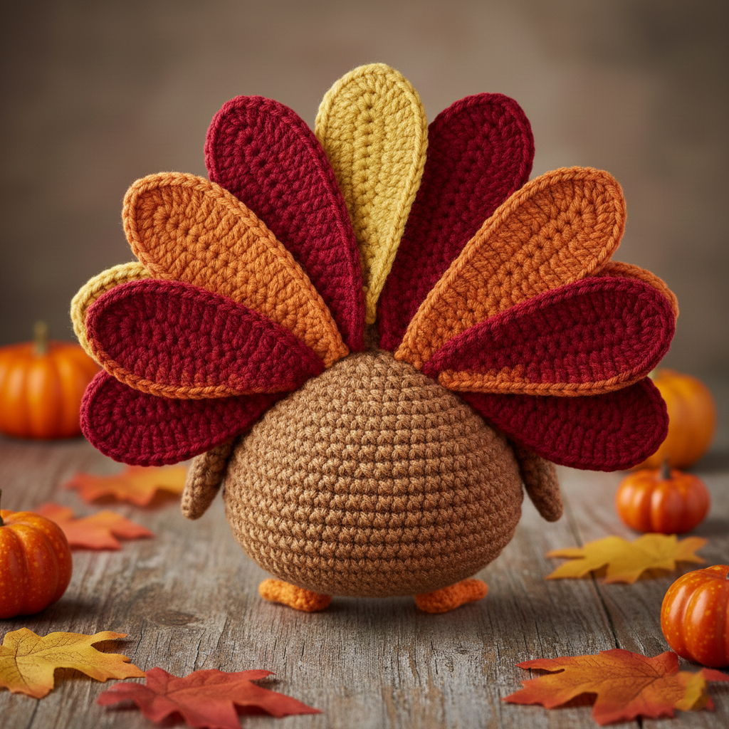 Amigurumi Turkey Crochet Pattern Beginner Friendly - Crochety
