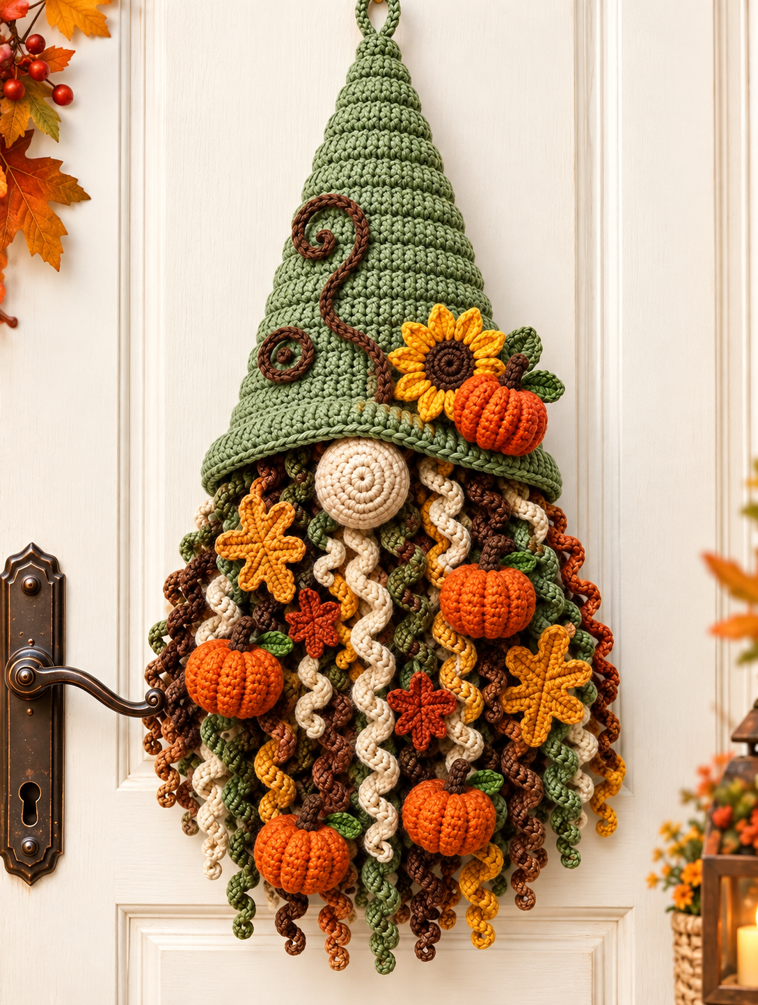 Autumn Pumpkin Gnome Crochet Pattern, Cute Fall & Thanksgiving Decor | Crochety