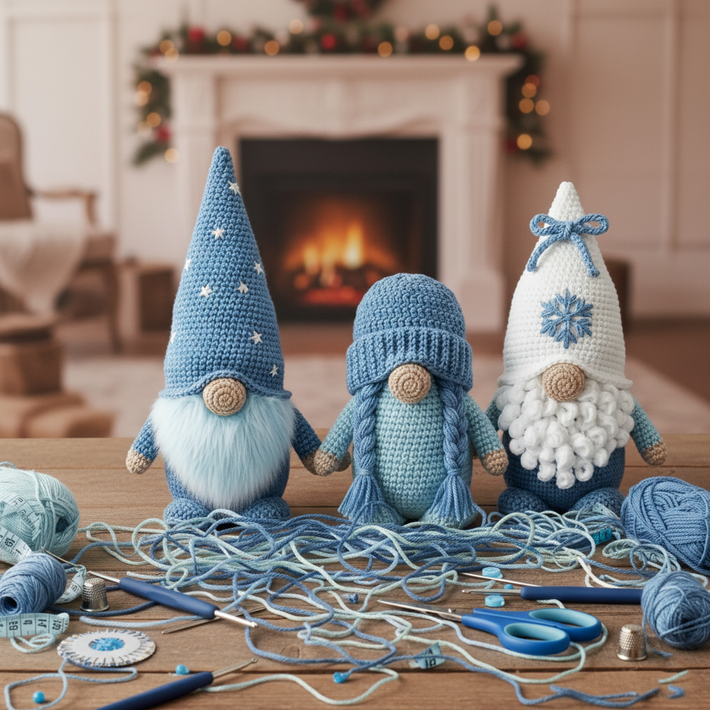 Gnome Amigurumi Crochet Pattern PDF Handmade - Crochety