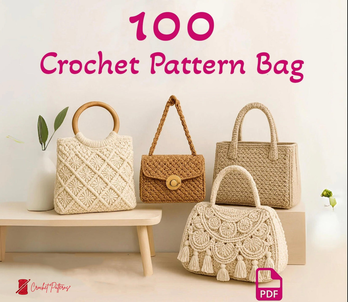 100 Luxury Crochet Handbag Patterns - Crochety