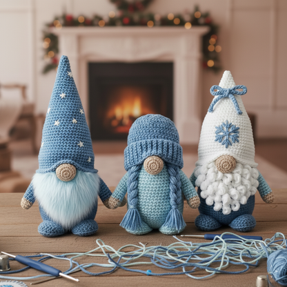 Gnome Amigurumi Crochet Pattern PDF Handmade - Crochety
