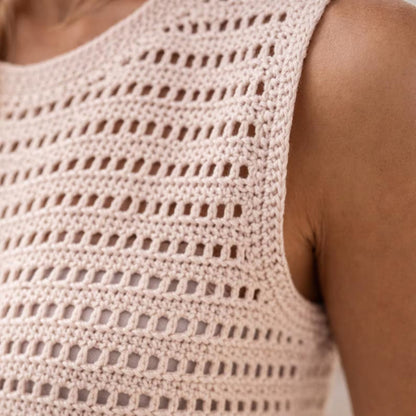 Top Summer Crochet Pattern Sleeveless Tank XS–XL PDF - Crochety