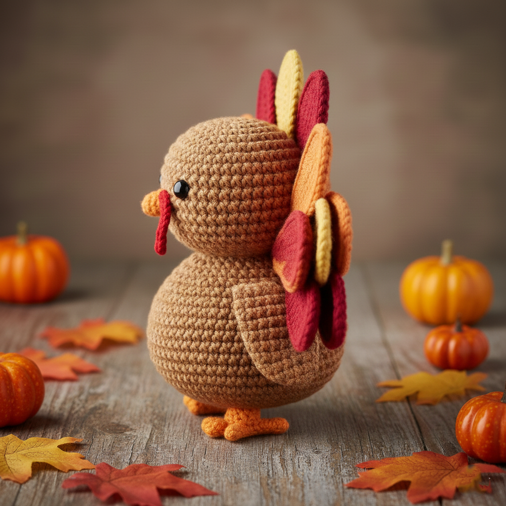 Amigurumi Turkey Crochet Pattern Beginner Friendly - Crochety