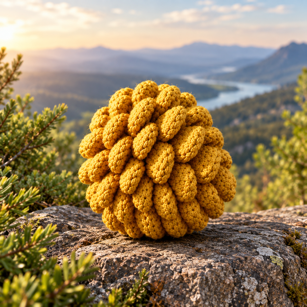 Crochet Pine Cone Pattern, Rustic Woodland Fall & Christmas Decor PDF | Crochety