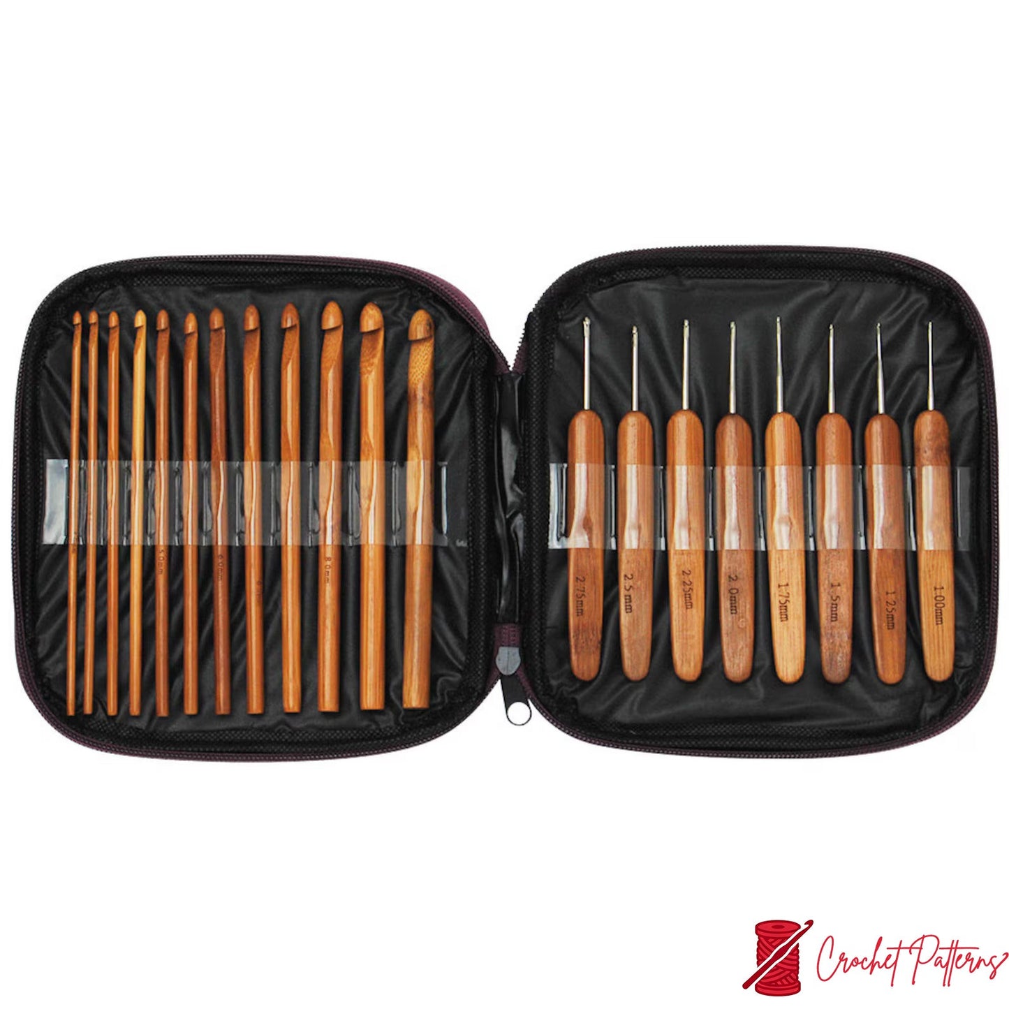 1 Set Crochet Hook Bamboo crochet beginner starter needle | Gift For Friend