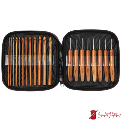 1 Set Crochet Hook Bamboo crochet beginner starter needle | Gift For Friend